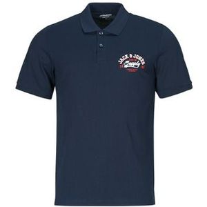 Jack &amp; Jones  JJELOGO POLO SS 2 COL SS24 SN  Shirts  heren Marine