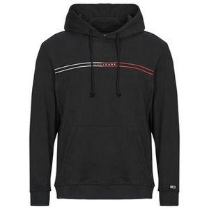 Tommy Hilfiger - Zwarte Hoodie - Heren - Katoen