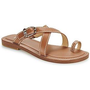 MICHAEL Michael Kors  ASHTON FLAT THONG  sandalen  dames Bruin
