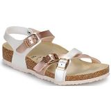 BIRKENSTOCK - Kumba Kids BF Elec. Met. Pearl/Copper - Sandalen - Wit