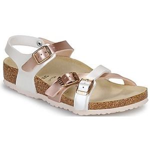 BIRKENSTOCK - Kumba Kids BF Elec. Met. Pearl/Copper - Sandalen - Wit