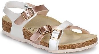 BIRKENSTOCK - Kumba Kids BF Elec. Met. Pearl/Copper - Sandalen - Wit