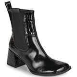 Artvoor vrouwen. 1170711F5003_0MU Leren enkellaars 1707 Verona groen (36), Leer, 5 tot 8 cm, Geen, Casual