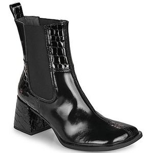 Artvoor vrouwen. 1170711F5003_0MU Leren enkellaars 1707 Verona groen (36), Leer, 5 tot 8 cm, Geen, Casual