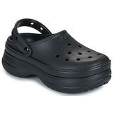 Crocs Classic Stacked Klompen Unisex Black / Black 33
