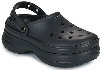 Crocs Classic Stacked Klompen Unisex Black / Black 33