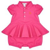 Polo Ralph Lauren - SS PEPLUM BU-ONE PIECE-SHORTALL - Korte Jurk - Roze