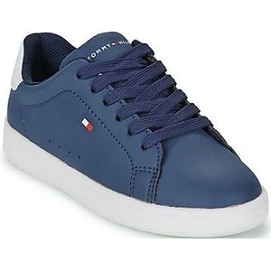 Tommy Hilfiger - Lage Sneakers - Blauw/Wit - Casual Schoenen