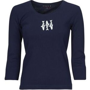Armor Lux  T-SHIRT-MANCHES3/4-NWJ  Shirts  dames Blauw