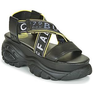 Buffalo  1501024  sandalen  dames Zwart