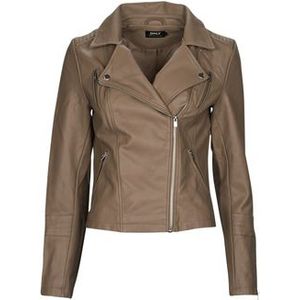 Only  ONLGEMMA FAUX LEATHER BIKER  jassen  dames Bruin