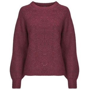 Only - Onlgila Life Ls Structure - Gebreide Trui - Winetasting/Melange - Dames