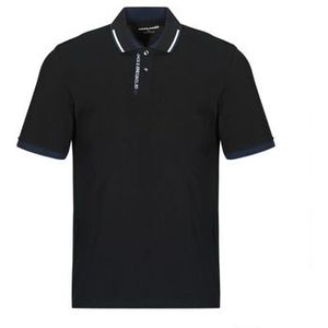 Jack &amp; Jones  JJSTEEL POLO SS  Shirts  heren Zwart