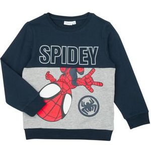 Name it  NMMJUBI SPIDEY SWEAT UNB MAR  Truien  kind Marine