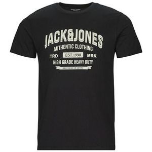 Jack &amp; Jones  JJEJEANS TEE SS O-NECK  Shirts  heren Zwart