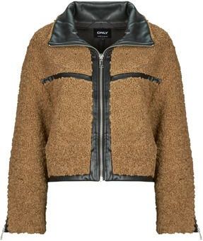 Only - Onlpatti Life Teddy Short Jacket - Bruin - Winterjas