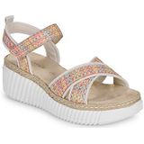 TOM TAILOR - 9590240008 - Damessandalen - Oranje Multi