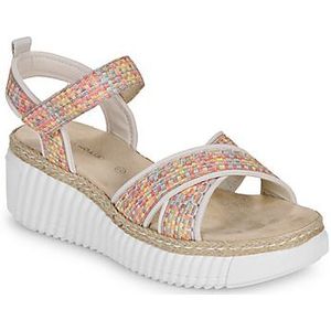 TOM TAILOR - 9590240008 - Damessandalen - Oranje Multi