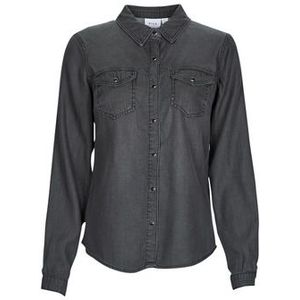 Vila  VIBISTA DENIM SHIRT/SU-NOOS  Blouses  dames Zwart