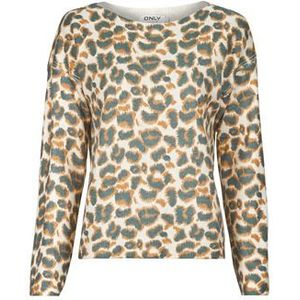 ONLY - Trui - Luipaardprint - Acryl - Lange Mouwen - Boothals
