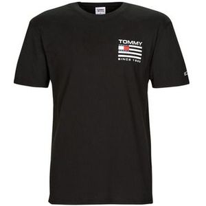 Tommy Jeans  TJM CLSC RWB BACK LOGO TEE  Shirts  heren Zwart