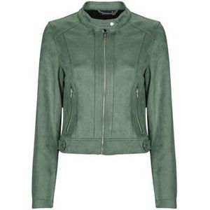 Vero Moda  VMJOSE MARI SHORT FAUX SUEDE JACKET BOOS  jassen  dames Groen