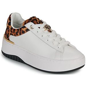 Michael Kors - Dottie - Leren Slippers - Wit - Vetersluiting - Casual