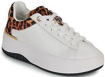 Michael Kors - Dottie - Leren Slippers - Wit - Vetersluiting - Casual