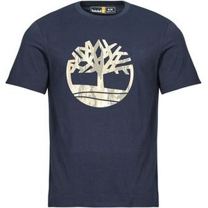 Timberland  Camo Tree Logo Short Sleeve Tee  Shirts  heren Marine