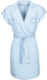 Noisy may - Blousejurk 'Vera' - Lichtblauw - Korte Lengte - V-hals