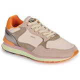 HOFF - Cagliari - Leren Sportschoenen - Roze - Plat - Veters - Casual