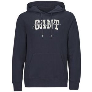 Gant  ARCH SCRIPT HOODIE  Truien  heren Marine