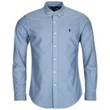 POLO RALPH LAUREN - Aansluitend Hemd - Lichtblauw - Katoen