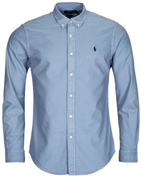 POLO RALPH LAUREN - Aansluitend Hemd - Lichtblauw - Katoen