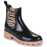 dresco Dames Noura stadsschoenen enkellaarzen/laarzen, zwart-zebra, 36 EU, Zwarte Zebra, 36 EU