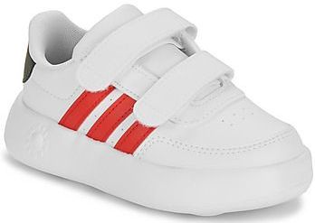 ADIDAS - Breaknet 2.0 - Sneakers - Wit/Rood - Synthetisch Materiaal