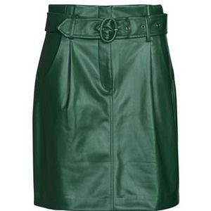 Vila  VICHOOSY HW COATED SKIRT  Rokken  dames Groen