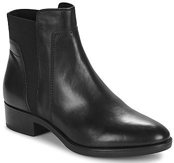 D Felicity - WFELICITY24 - Knielaarzen - Zwart - Leer - Urban