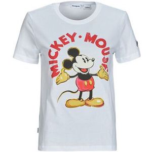 Desigual - Mickey Mouse - T-shirt - Multicolor - Katoen