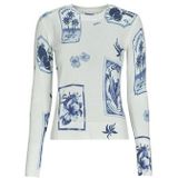 Desigual - Ronde Hals - Trui - Multicolor - Viscose Mix