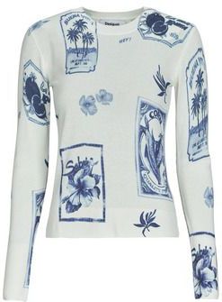 Desigual - Ronde Hals - Trui - Multicolor - Viscose Mix