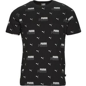 Puma  ESS+ LOGO POWER AOP  Shirts  heren Zwart