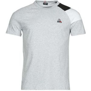 Le Coq Sportif  TRI TEE SS N°1  Shirts  heren Grijs