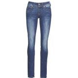 G-Star Raw  MIDGE MID STRAIGHT WMN  Broeken  dames Blauw
