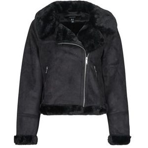 VERO MODA - VMPEGGY - Winterjas - Zwart - Imitatieleder