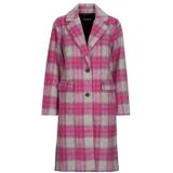 Desigual - Pinkcheck - Damesjas - Roze en Zwart - Aansluitende Pasvorm