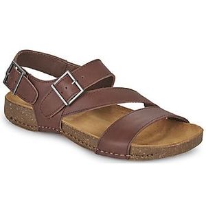 ART - 0999 I Breathe - Sandalen - Nappa Brown - Splitleer - Rubber en Kurk