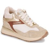 Gioseppo - Kosice - Sneakers - Beige - Imitatieschapenvacht - Metallic Accenten