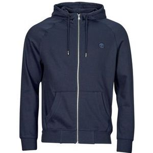 Timberland Exeter River Brushed Back Sweatshirt Met Rits Blauw Man
