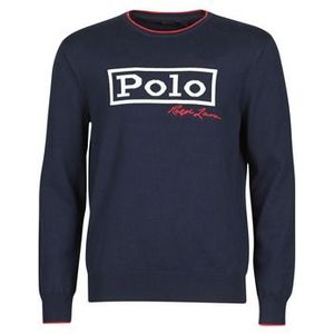 Polo Ralph Lauren  PULL COL ROND AVEC LOGO SIGNATURE POLO RALPH LAUREN DETAILS DE C  Truien  heren Blauw